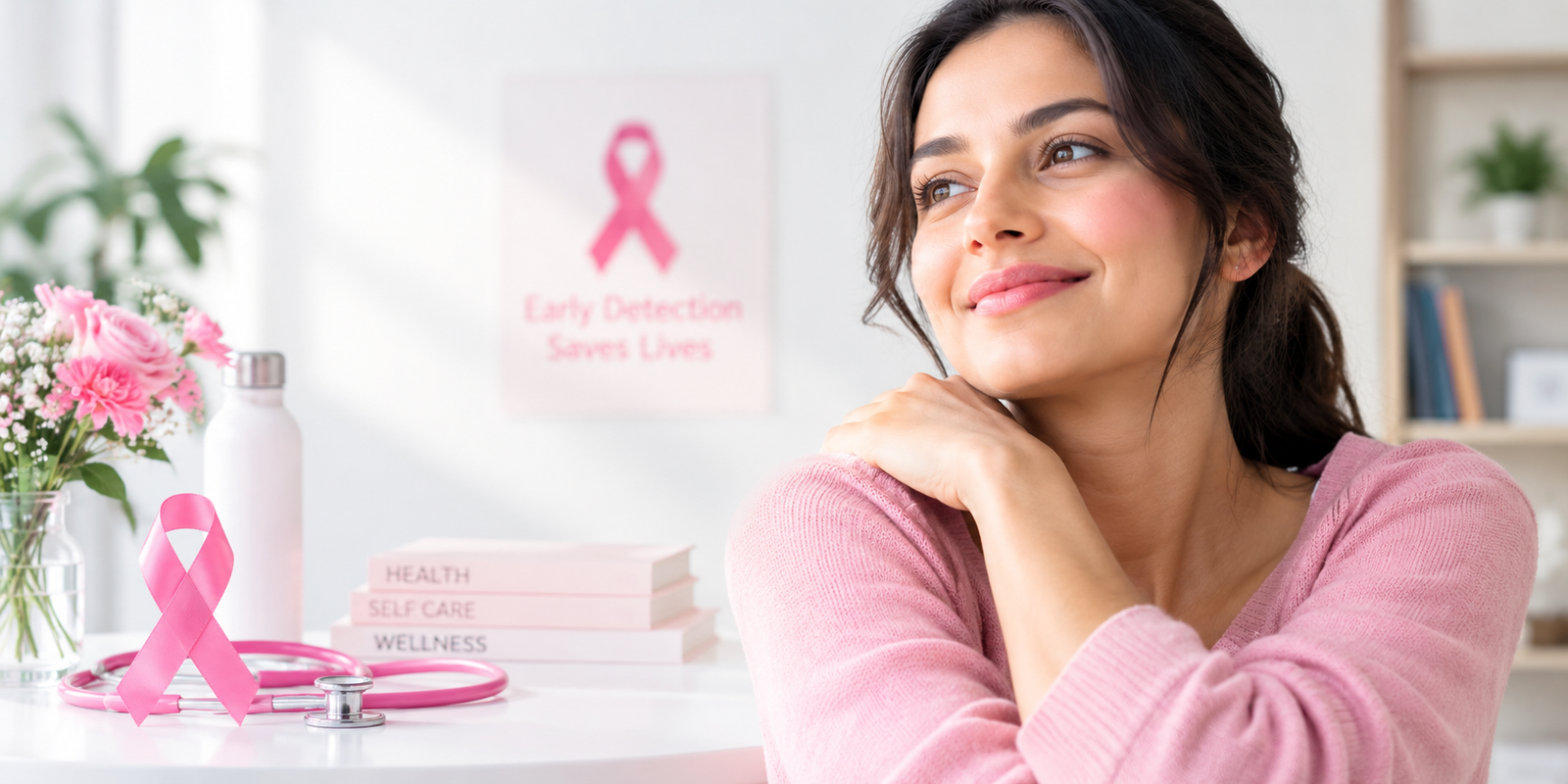 Hopeful Cancer Awareness Still Life hd